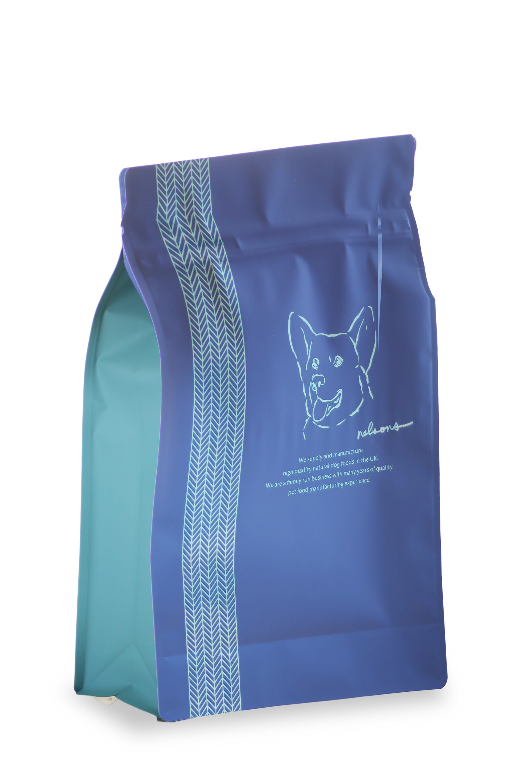 ネルソンズドッグフード パッケージ表面・裏面