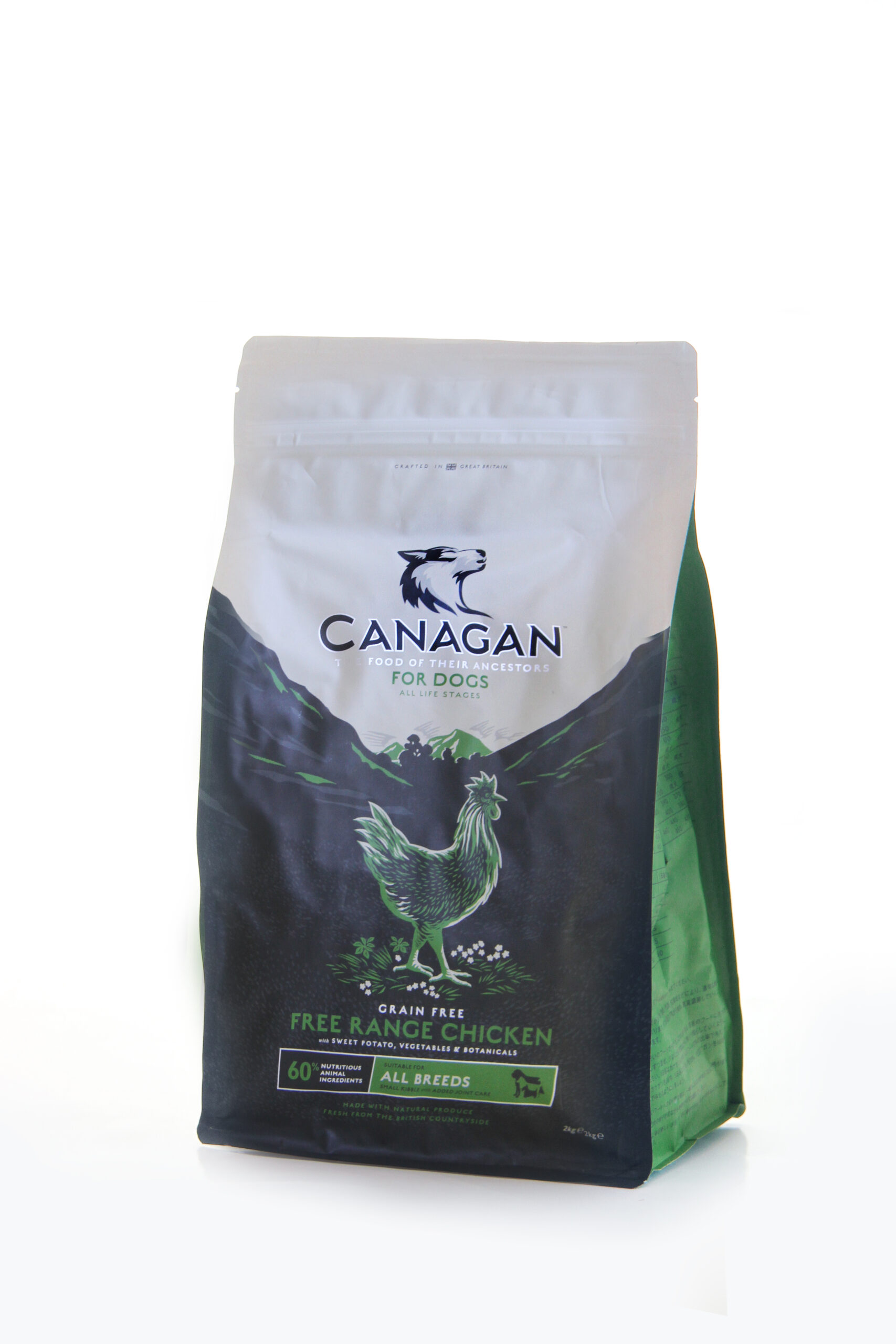 カナガンドッグフード チキン パッケージ表面