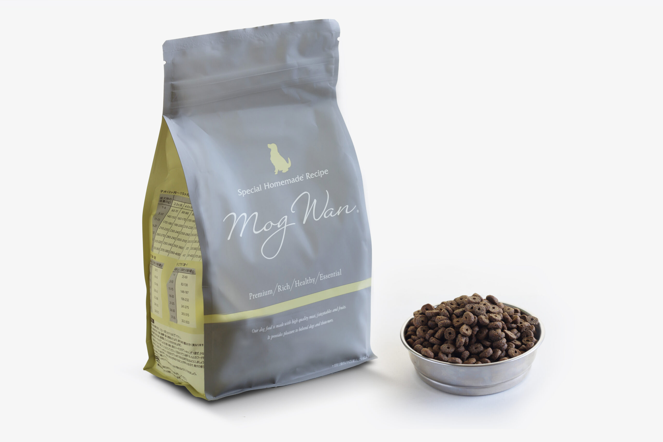 モグワンドッグフード 給餌の様子