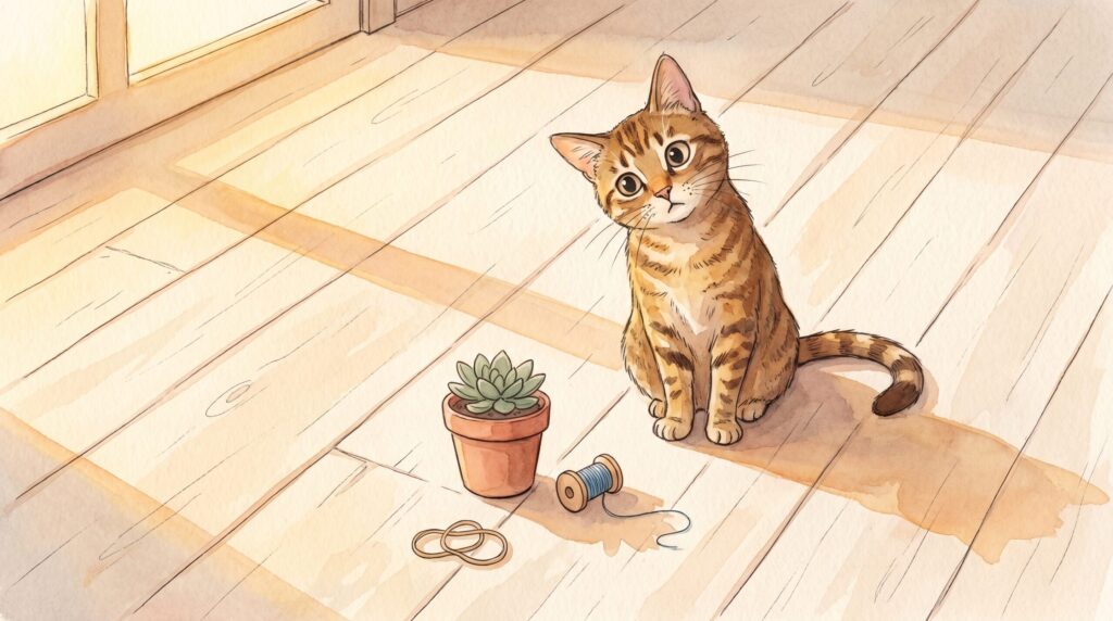 猫の誤飲・誤食、飲み込んだかもと思ったらすること