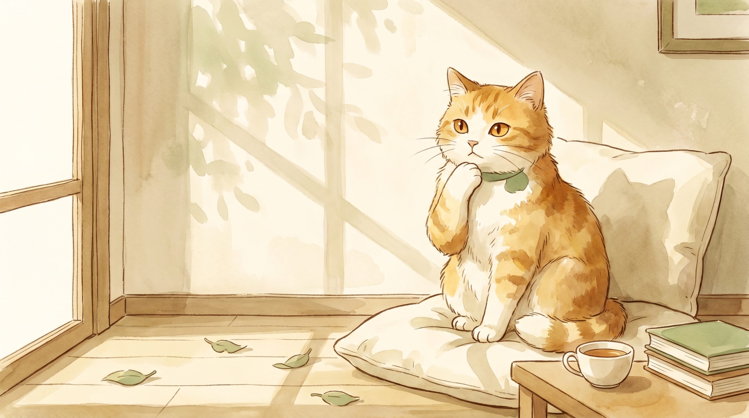 猫が紐を飲み込んだときの対処法と危険サイン
