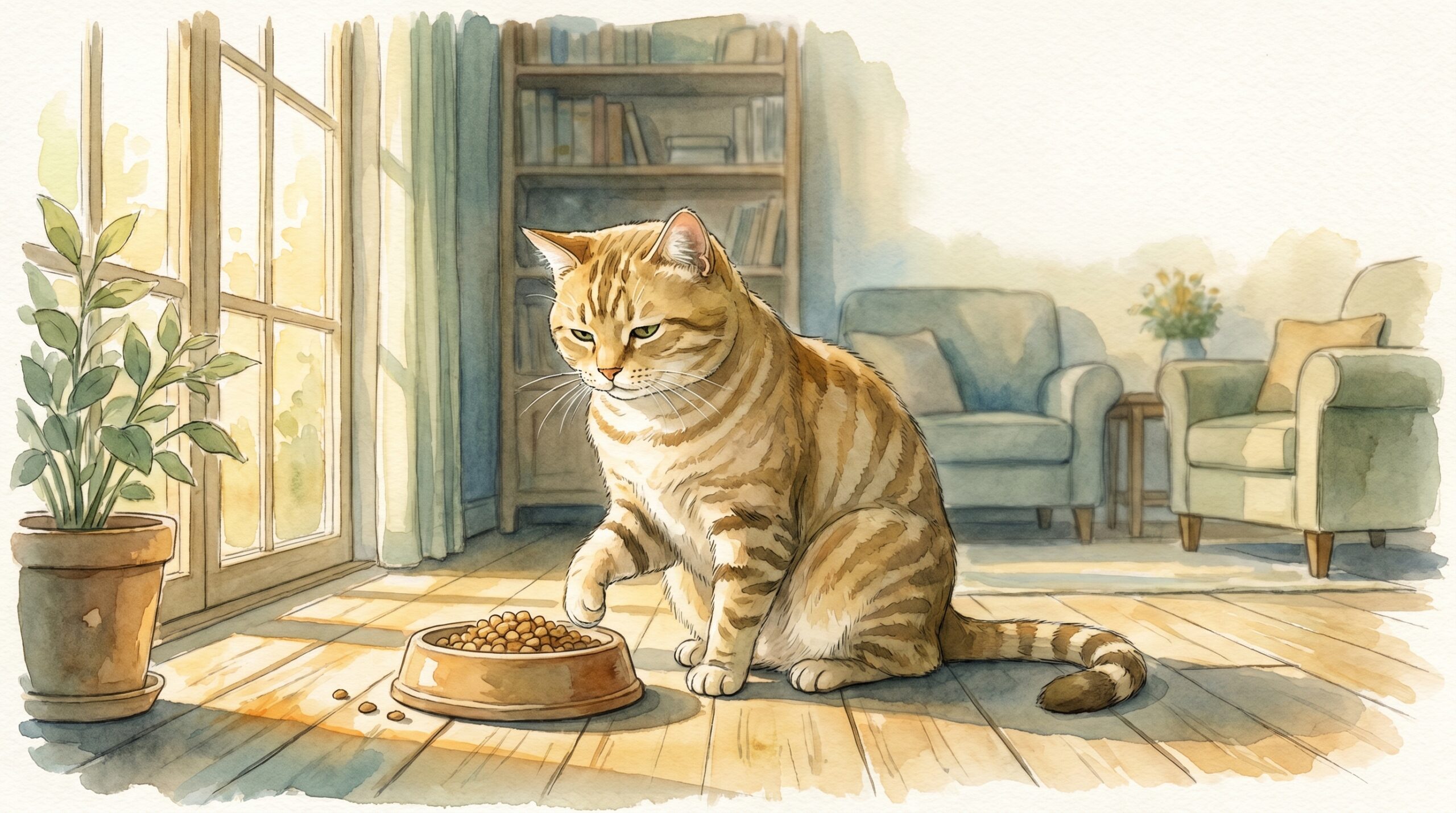 猫が餌を吐いてしまう原因別の対処法｜食事内容の見直し方