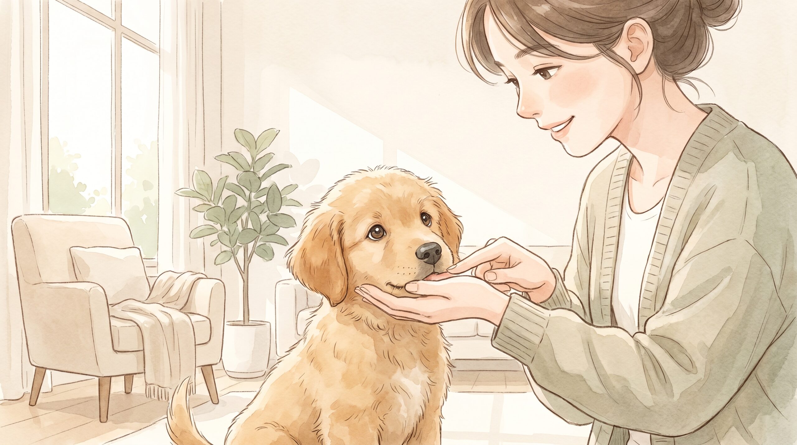 犬の甘噛み対策5つのコツ|噛み癖をやめさせる