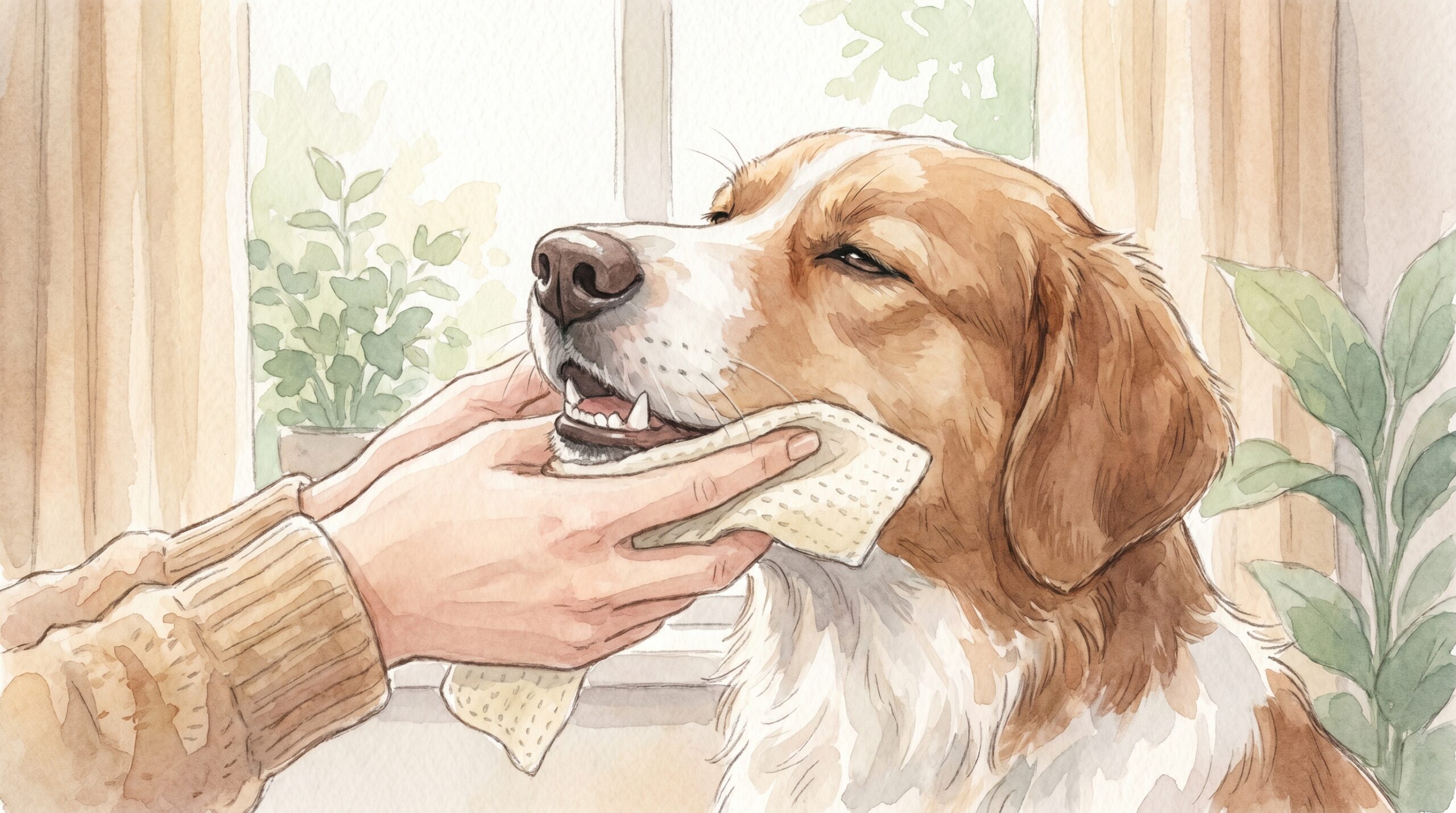 犬用歯磨きシート|効果と正しい使い方