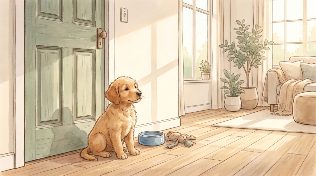 子犬の留守番トレーニング完全手順【2026年】