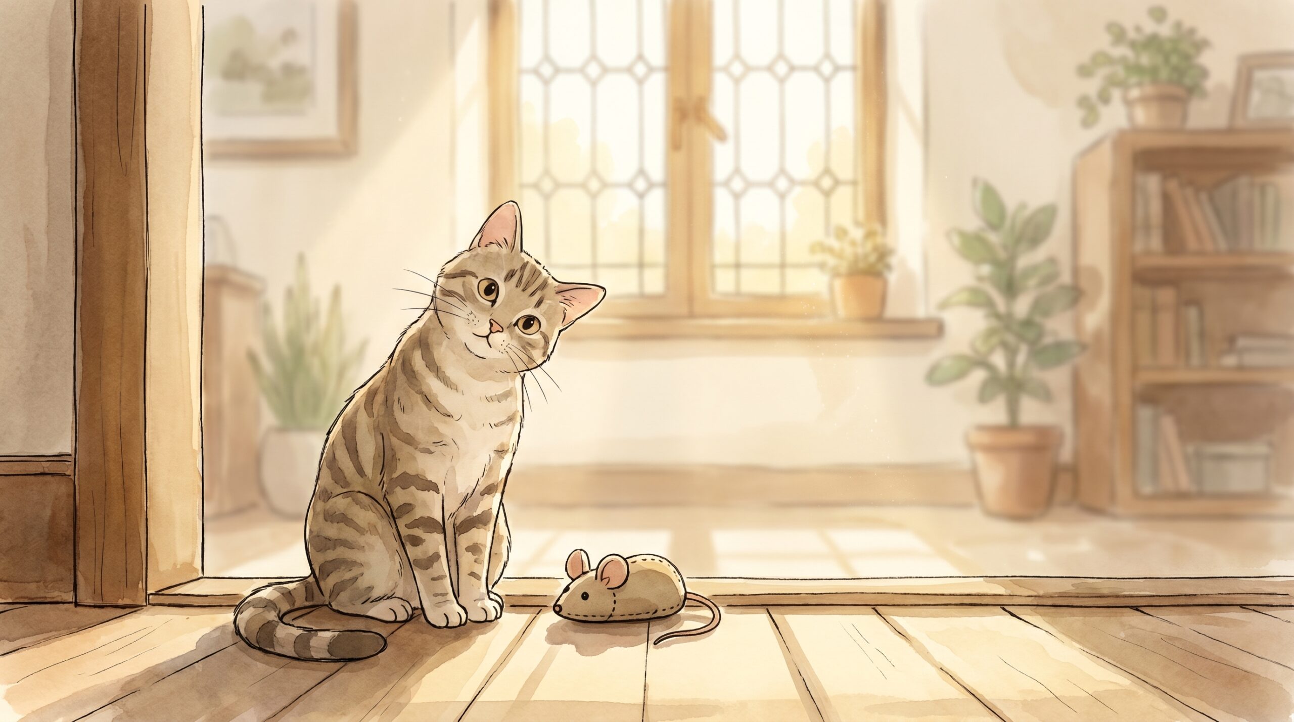 猫がおもちゃを持ってくるのはなぜ？行動の意味と対応