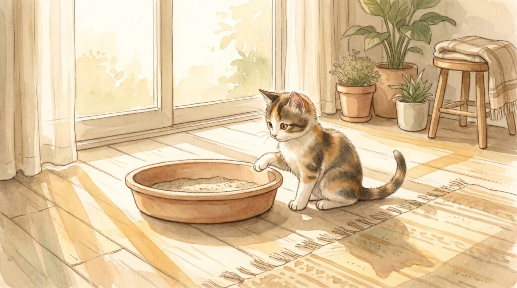 子猫のトイレしつけ方法｜失敗しないための基本ステップ