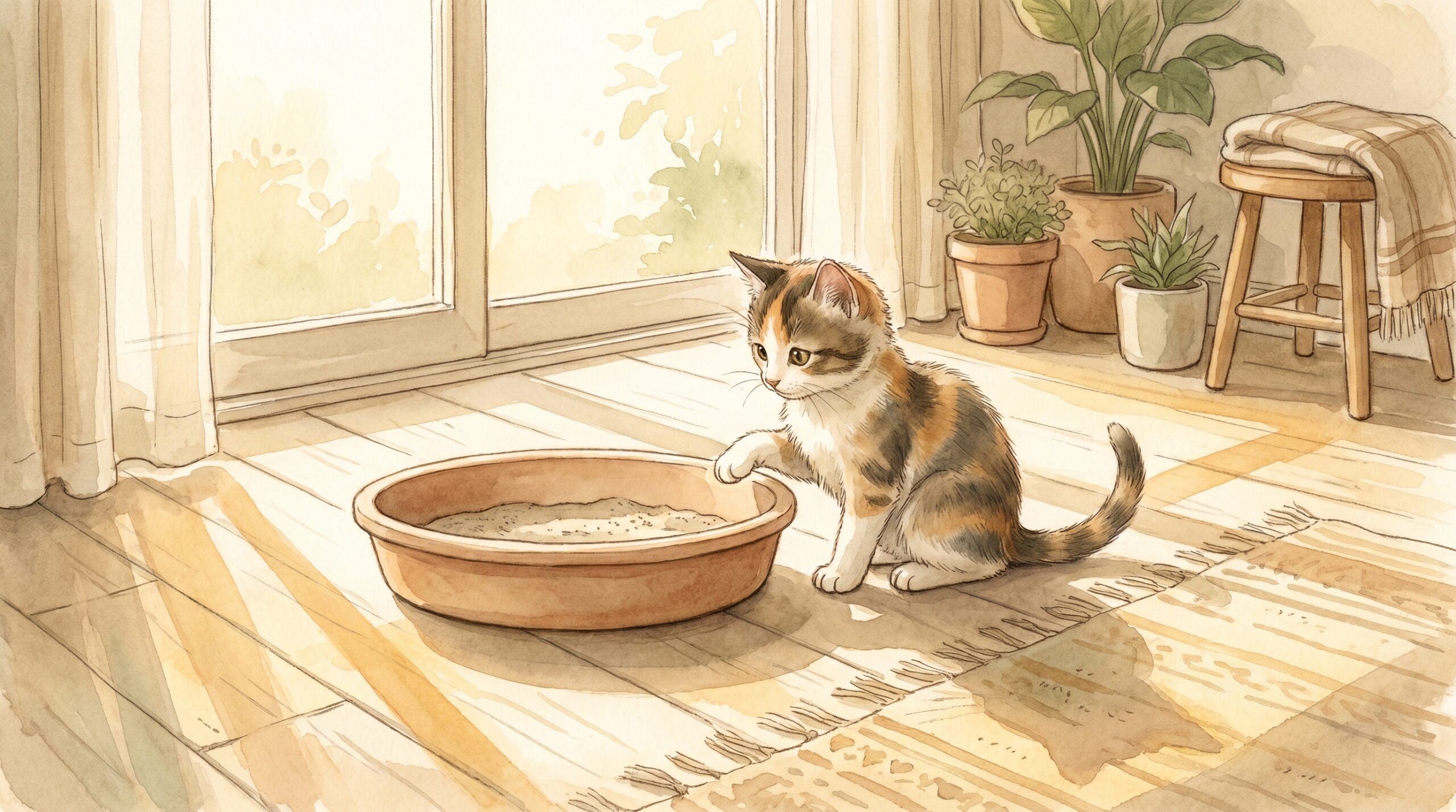 子猫のトイレしつけ方法｜失敗しないための基本ステップ