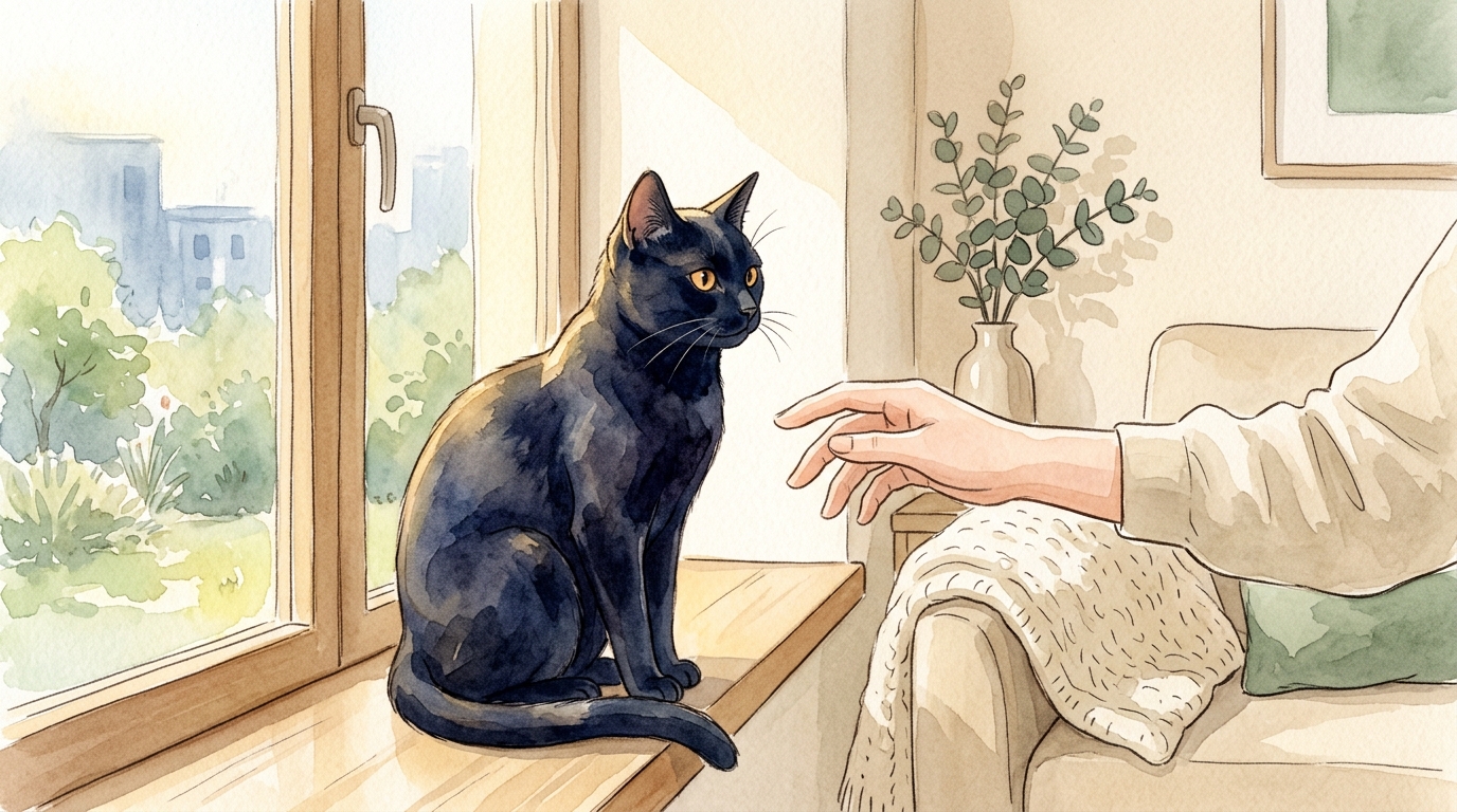 黒猫の性格はどんな子が多い?毛色と気質の関係 - 黒猫にまつわる迷信と文化的背景:性格イメージの源流
