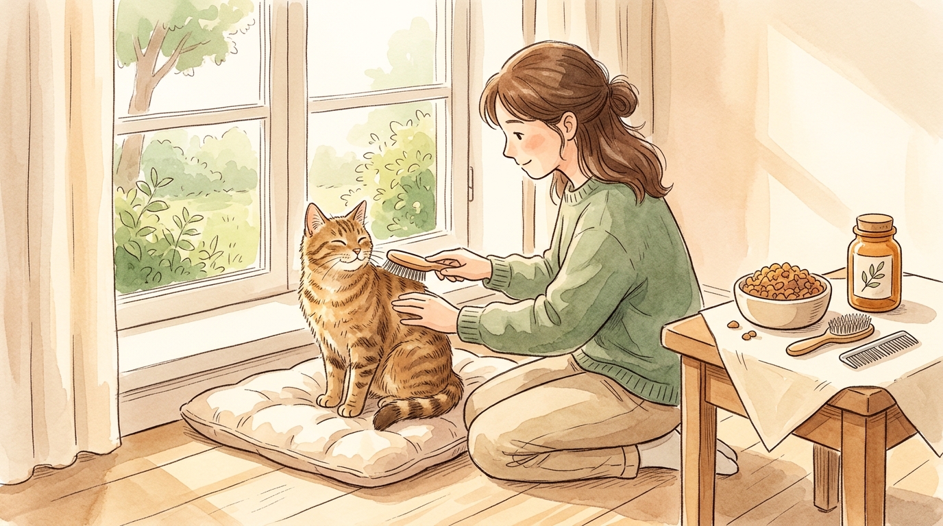 猫の毛並みが悪い原因と改善策|食事・サプリ・ケア方法まとめ - 状況別の毛並みトラブル対処法