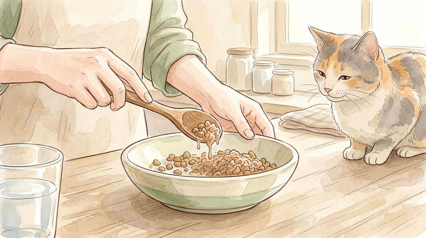 猫のドライとウェットフードを混ぜる方法|理想の割合と注意点 - 混ぜる以外の水分補給の工夫