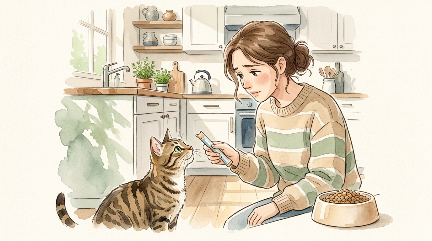 猫がご飯を食べないのにチュールだけ食べる原因と対処法2026年版｜食欲不振の見極め方 - 家庭でできる6つの対処法