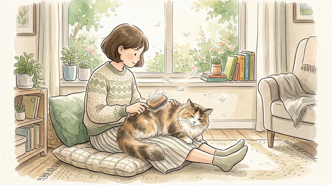 猫のブラッシング・グルーミング2026年完全ガイド|抜け毛対策と毛玉ケアのコツ - シーンや猫の状態別のグルーミング方法