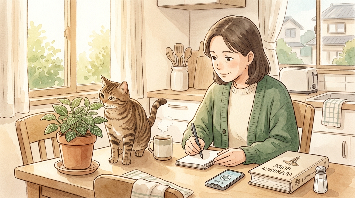 猫の誤飲・誤食、飲み込んだかもと思ったらすること - 飲み込んだもの別——3つのケース別対応ポイント