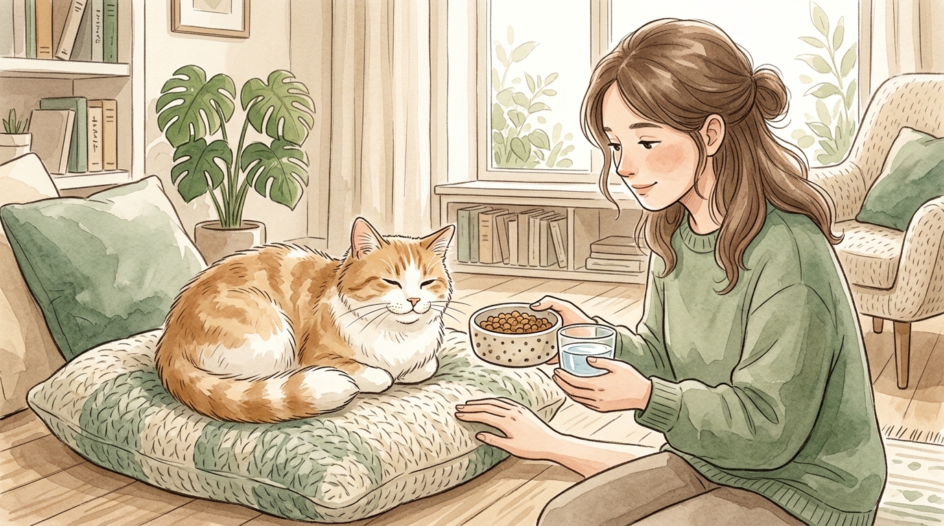 猫の腎臓病2026年総合ガイド|初期症状・ステージ・治療費・食事管理と余命の見通し - 治療の柱5つ|何をどう組み合わせるか