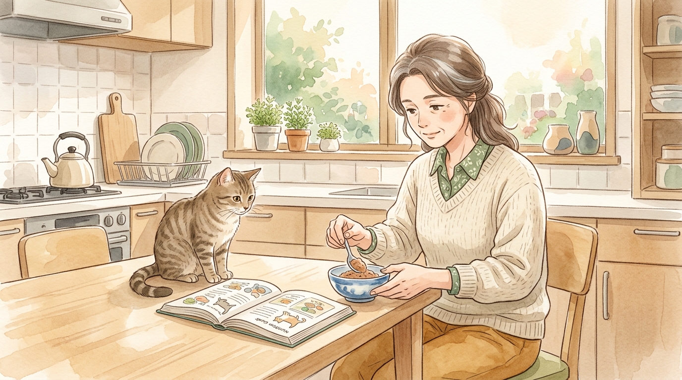腎臓病の猫の症状・食事管理・治療費2026年版｜初期サインを見逃さないための完全ガイド - 食事管理の5つのポイント