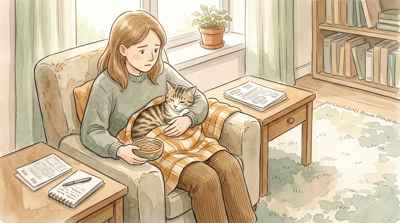 猫の肝臓病2026年版|初期症状・脂肪肝(肝リピドーシス)・治療費と食事管理 - 動物病院での検査と診断の流れ4ステップ