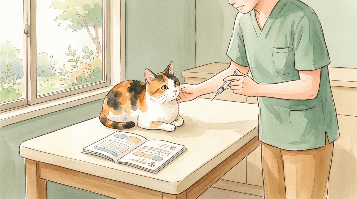 猫の混合ワクチン2026年版｜3種・5種の違い・費用・接種スケジュールと副作用の基礎知識 - 接種後の副反応｜起こりうる5つのサインと対応