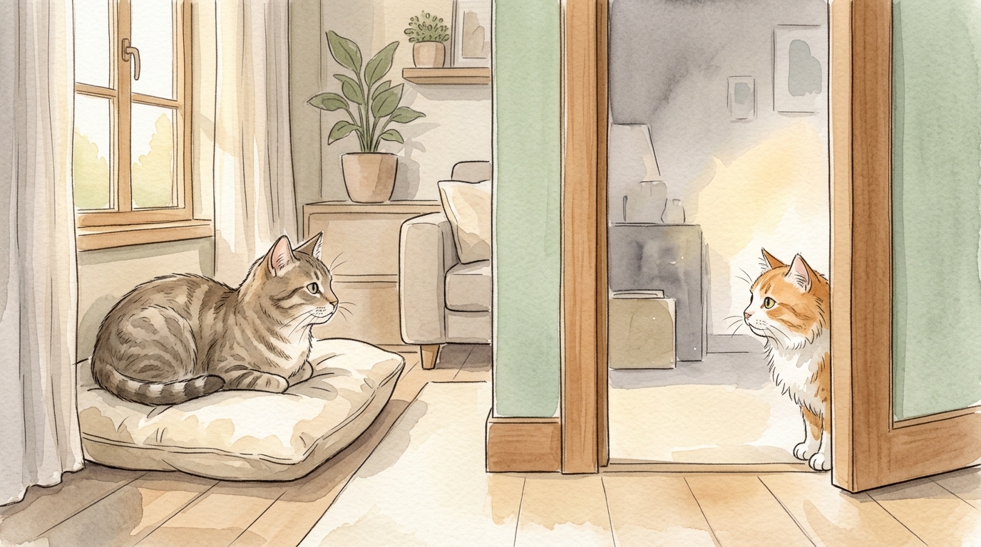 猫の多頭飼いを成功させる方法2026年版|相性・頭数・先住猫との慣らし方を徹底解説 - 先住猫と新入り猫を慣らす5つのステップ