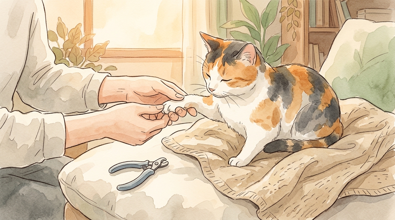猫の爪切り頻度と正しいやり方2026年版|嫌がる猫でも安全に切るコツと必要な道具 - 状況別の爪切り対処法|子猫・シニア・多頭飼い