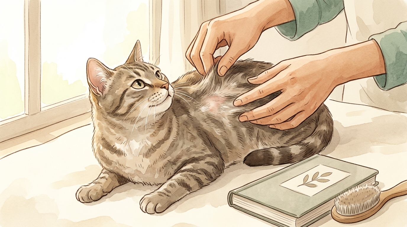 猫の皮膚病・脱毛2026年版|原因別症状と自宅ケア・受診タイミングの判断基準 - 受診すべきタイミングを判断する5つの基準