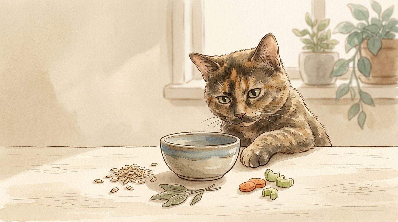 猫の尿路結石で食べてはいけないもの2026年版|NG食材・ミネラル量と療法食への切り替え方 - 結石タイプ別|避けるべきものと選ぶべきものの違い