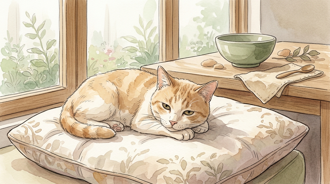 猫の尿路結石で食べてはいけないもの2026年版|NG食材・ミネラル量と療法食への切り替え方 - 日常で見逃したくない5つのサイン