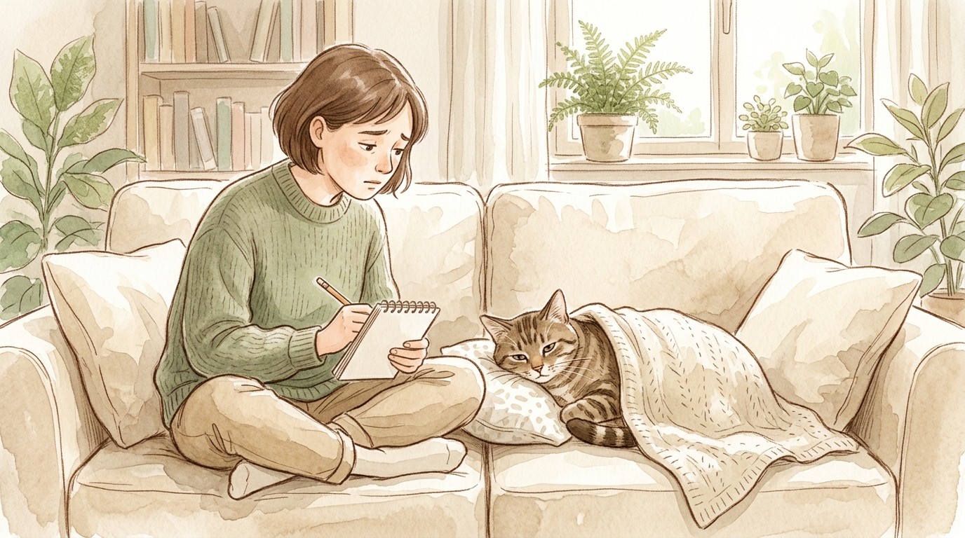 猫が黄土色・茶色の液体を吐く原因2026年版|色別の危険サインと病院へ行くタイミング - 年齢別に見る嘔吐の考え方(子猫/成猫/シニア)