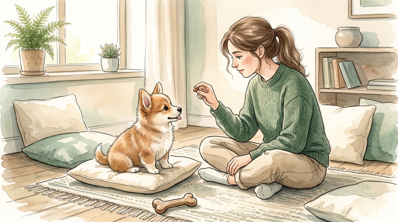 ポメコーギーの性格・大きさ・飼い方【ミックス犬ガイド】 - ポメコーギーのしつけ|優先すべき4つの課題