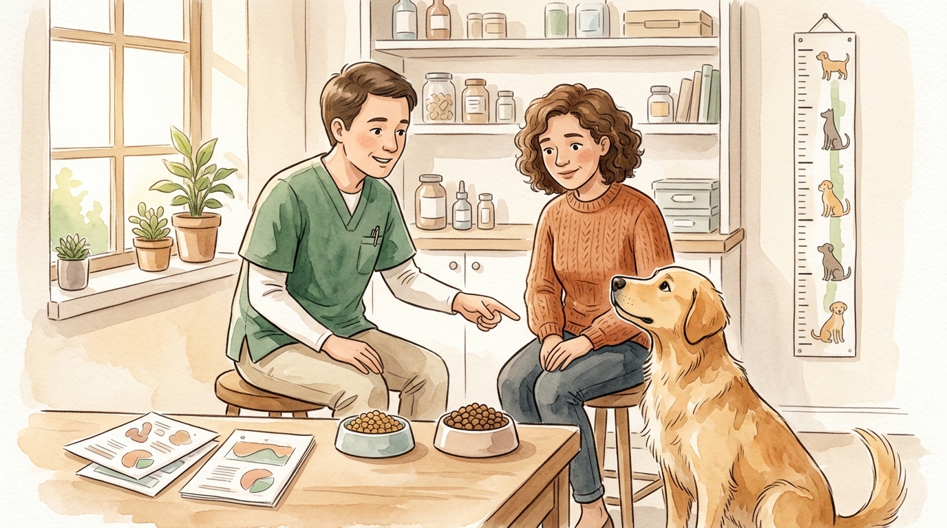 子犬から成犬用ドッグフードへの切り替えタイミング2026年|失敗しない移行手順と注意点 - 失敗しない切り替え手順7ステップ