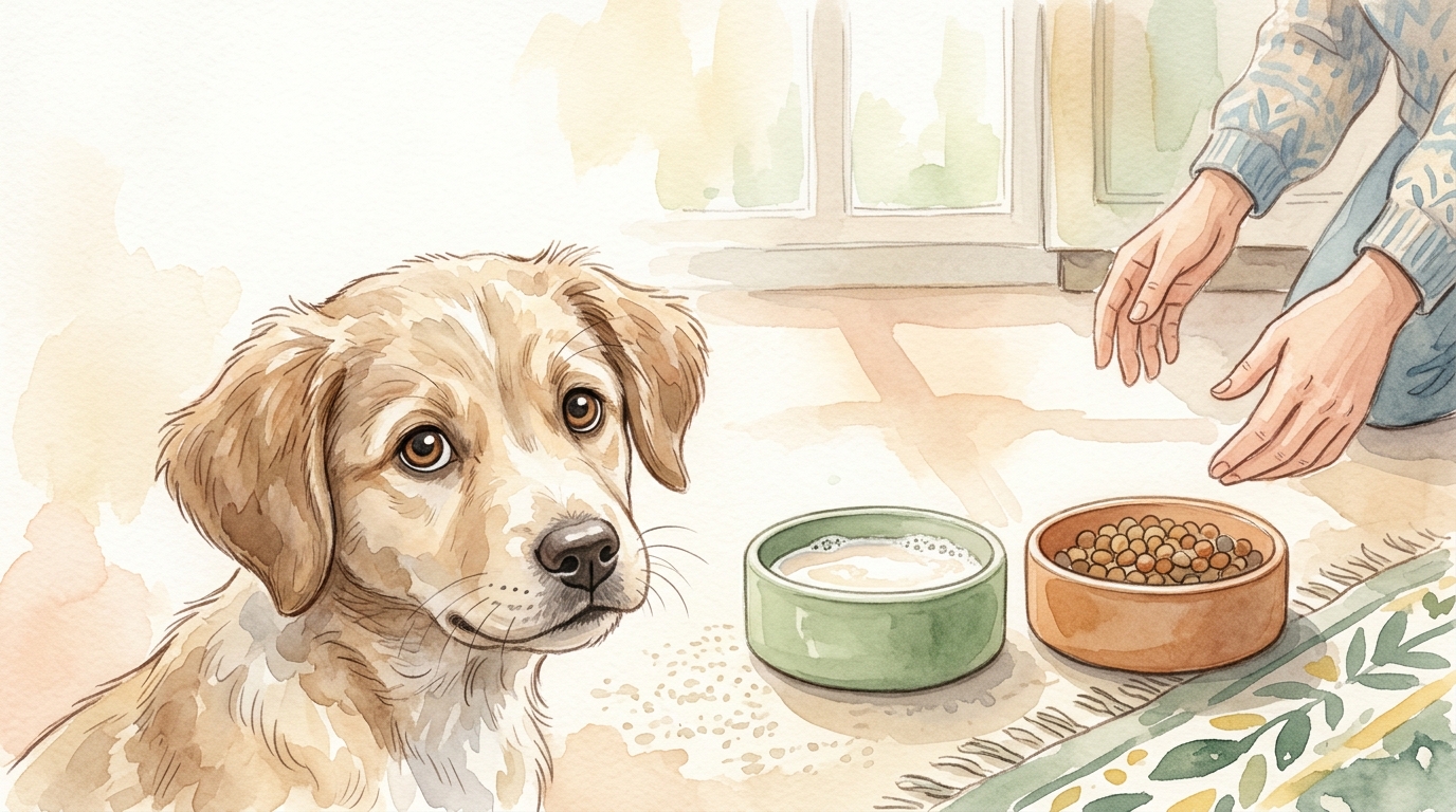 子犬から成犬用ドッグフードへの切り替えタイミング2026年|失敗しない移行手順と注意点 - 切り替え時にやってはいけない5つのこと