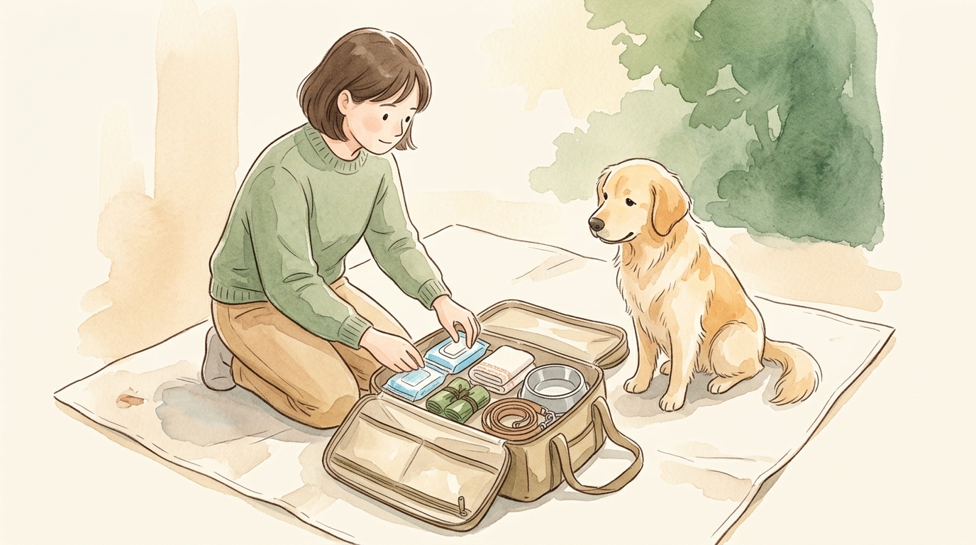 犬連れキャンプの持ち物リスト|初心者向け完全ガイド - 衛生管理用品:トイレ・清拭・消臭グッズ