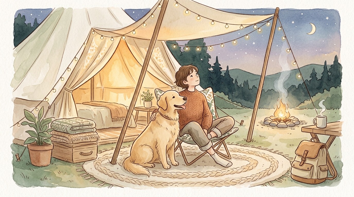 犬連れグランピングおすすめ10選|関東のドッグラン付き施設を厳選【2026年】 - 予約時に確認すべきポイント
