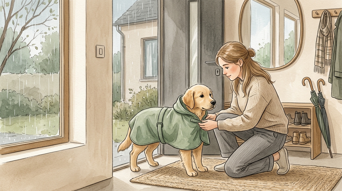 犬用レインコートおすすめ7選|着せやすいポンチョ型からフルカバーまで【2026年】 - 犬用レインコートの選び方ガイド