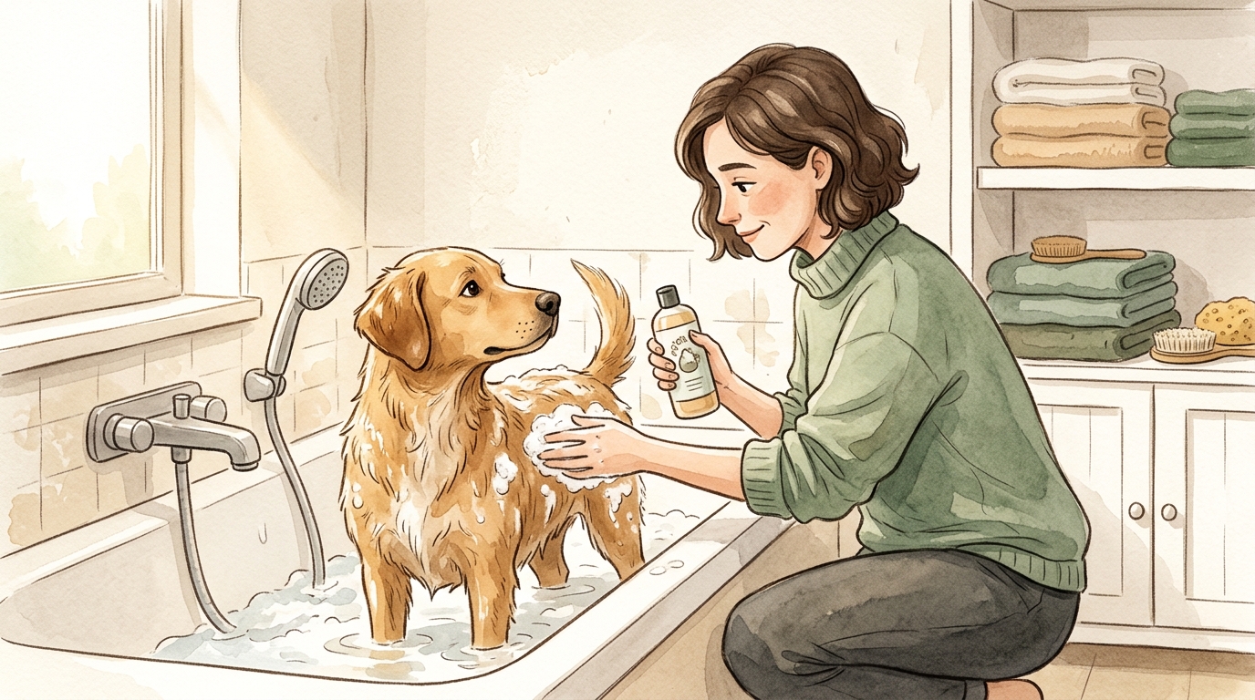 犬のシャンプーの正しいやり方と頻度【2026年】 - 犬のシャンプーの選び方|皮膚タイプ別チェックポイント