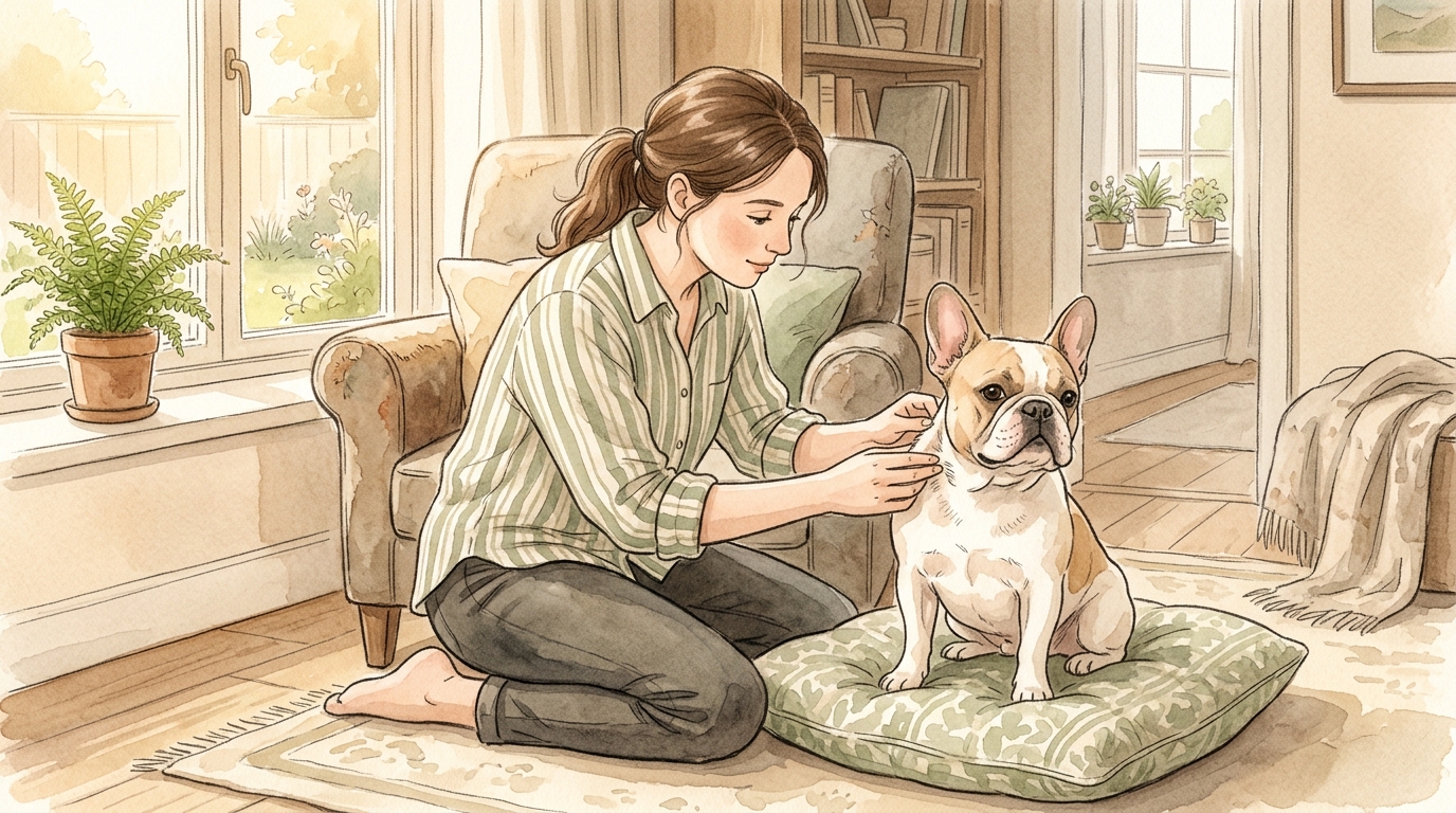 フレンチブルドッグの飼い方|健康管理・皮膚ケア・保険の選び方【2026年版】 - 年齢別に見るフレンチブルドッグのケアポイント