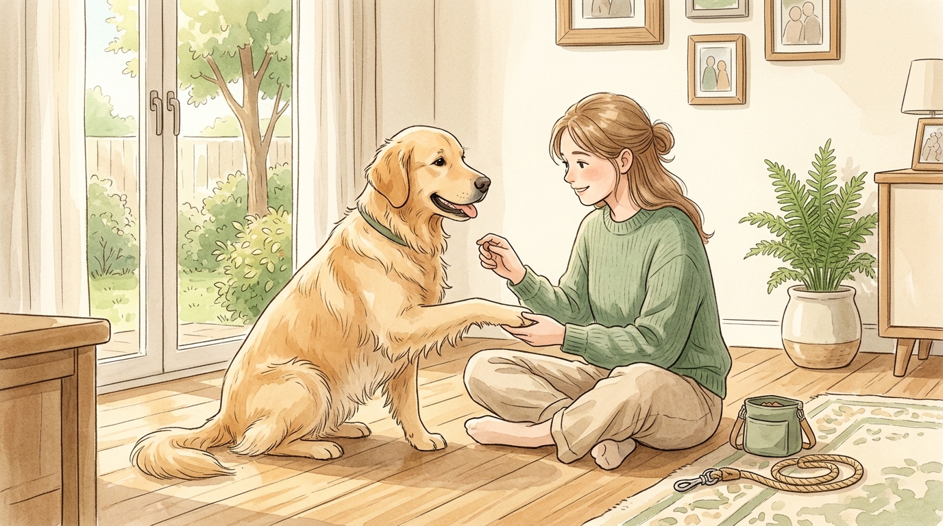ゴールデンレトリバーの特徴・性格・飼い方｜大型犬初心者向け完全ガイド【2026年】 - ゴールデンレトリバーのしつけ|優先すべき5つの課題
