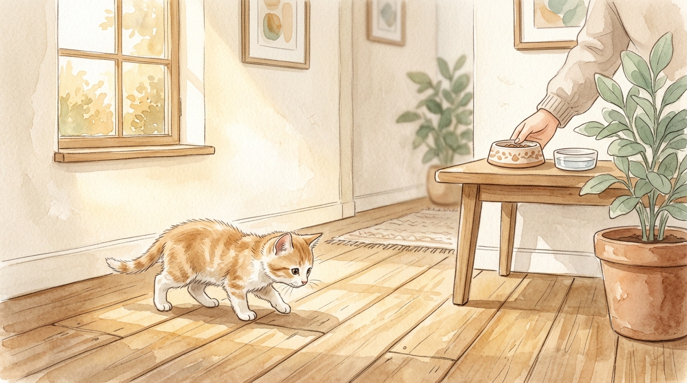 子猫を迎える準備チェックリスト|初日の過ごし方と必要グッズ完全版 - 子猫を迎えた初日の過ごし方4ステップ
