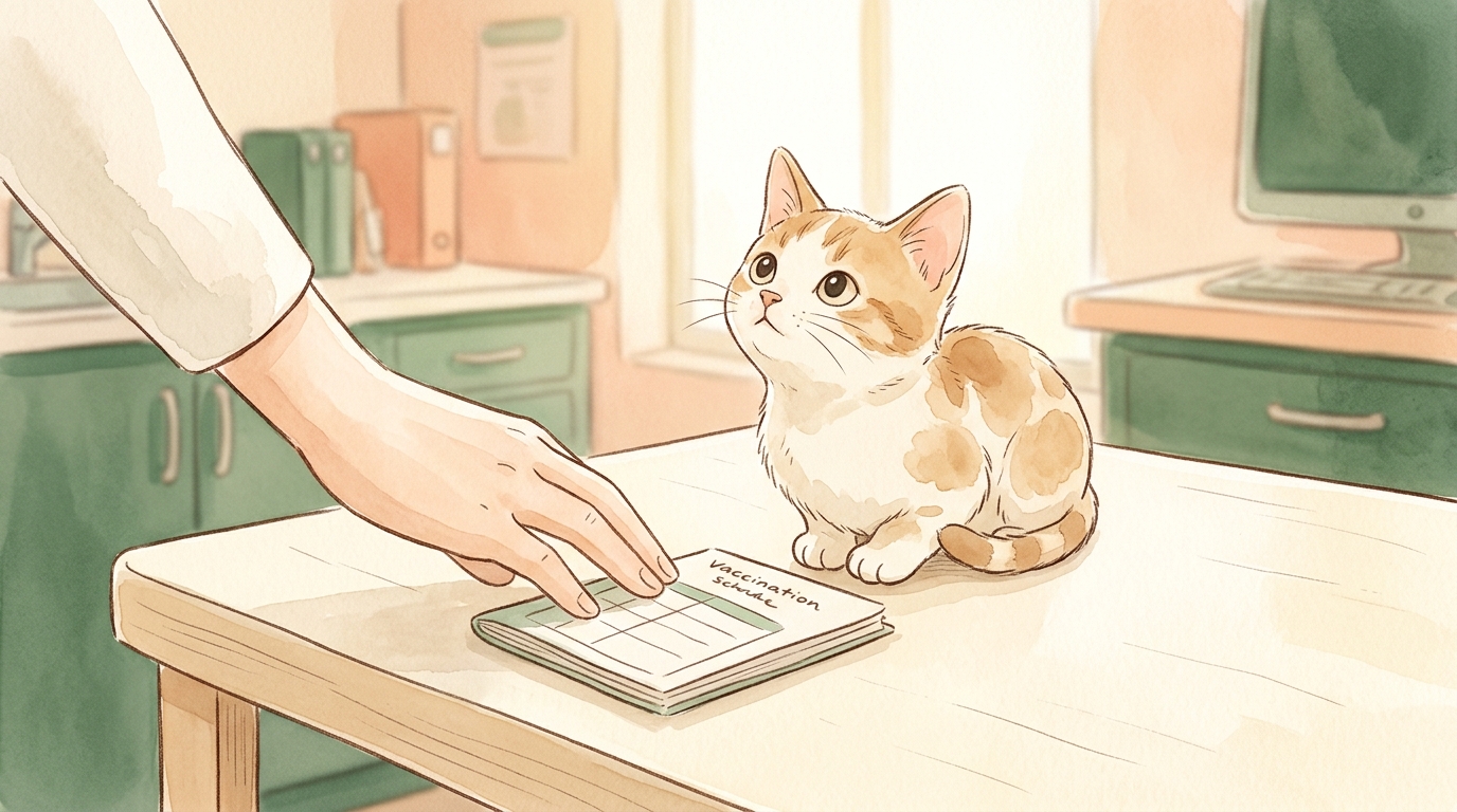 子猫のワクチン接種スケジュールと費用2026年版｜初回・2回目・いつから打てる？ - ワクチン接種前後に気をつけたい5つのこと