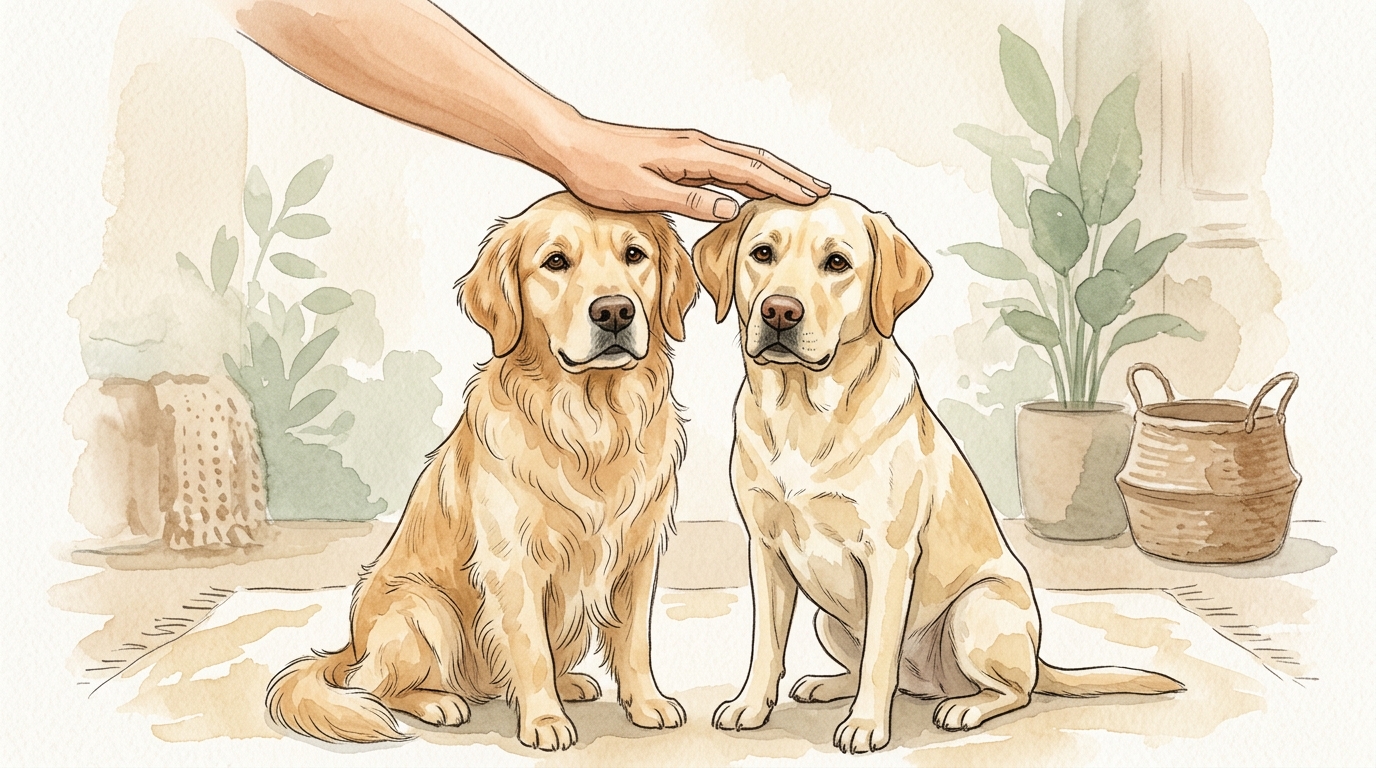 レトリバー犬種完全ガイド｜ゴールデン・ラブラドールの違いと飼い方【2026年】 - 大型犬を飼う前に確認したい7つのチェックポイント