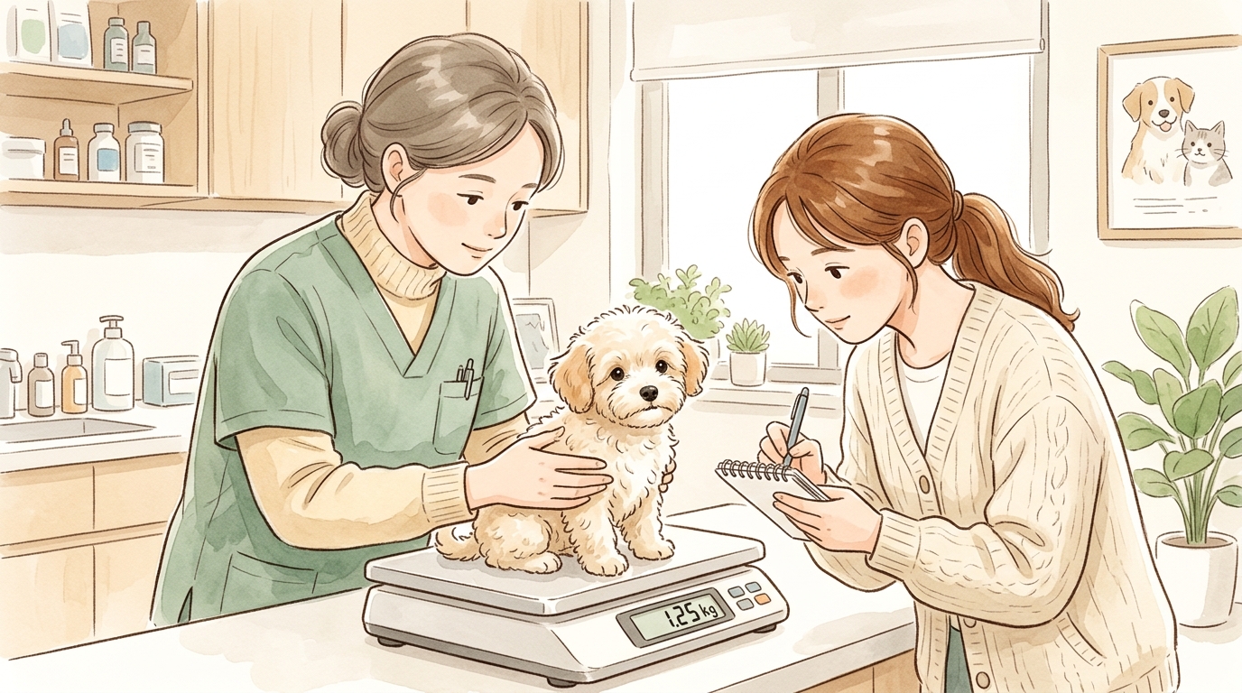 マルプーの体重推移|3ヶ月・4ヶ月・6ヶ月の月齢別と成犬の適正体重 - マルプーの体重推移で知っておきたい4つのポイント