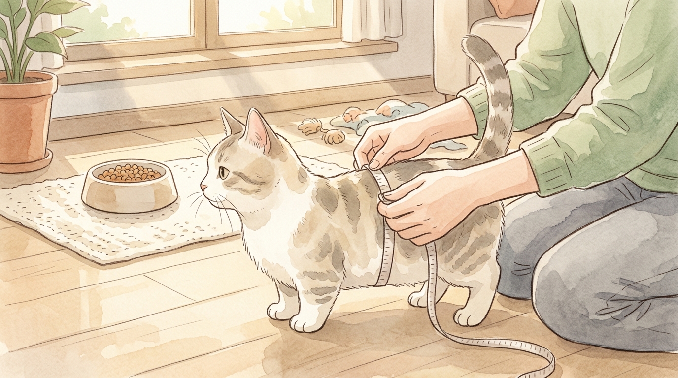 マンチカン成猫の体重・大きさ2026年版|適正体重・肥満チェックと食事管理のポイント - こんなときは動物病院へ相談を