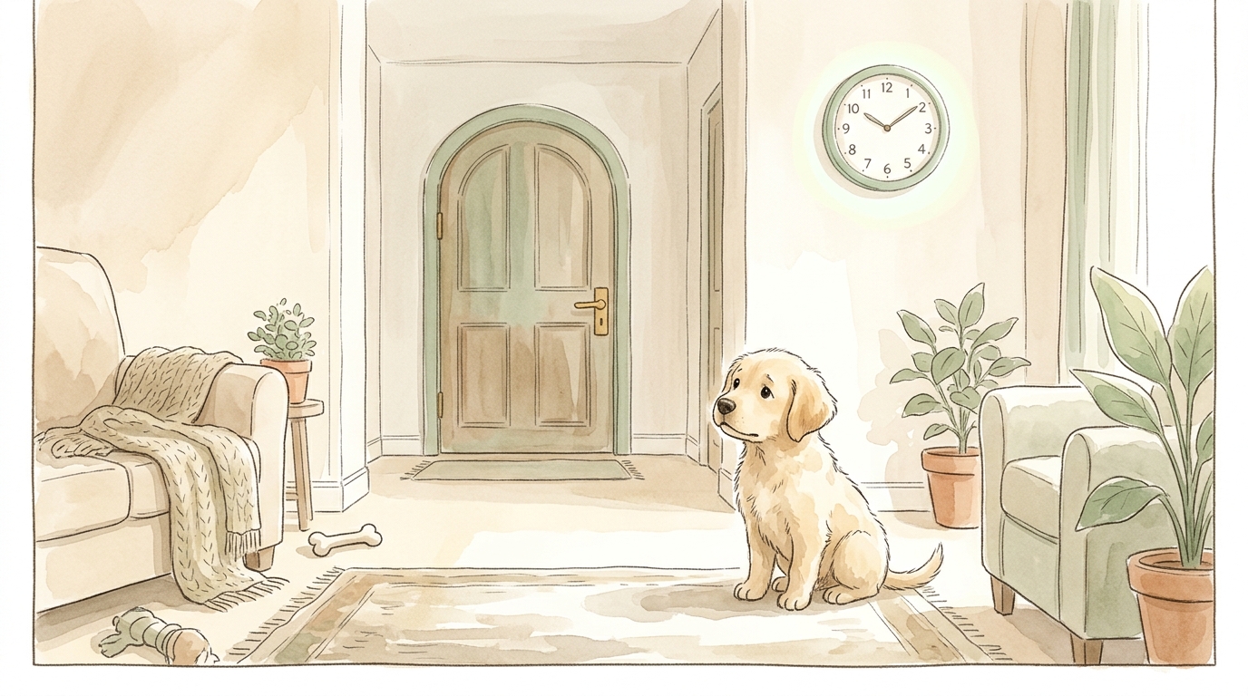 子犬の留守番|月齢別OK時間ガイド - 子犬が留守番できない理由|身体・精神の発達段階と月齢別リスク