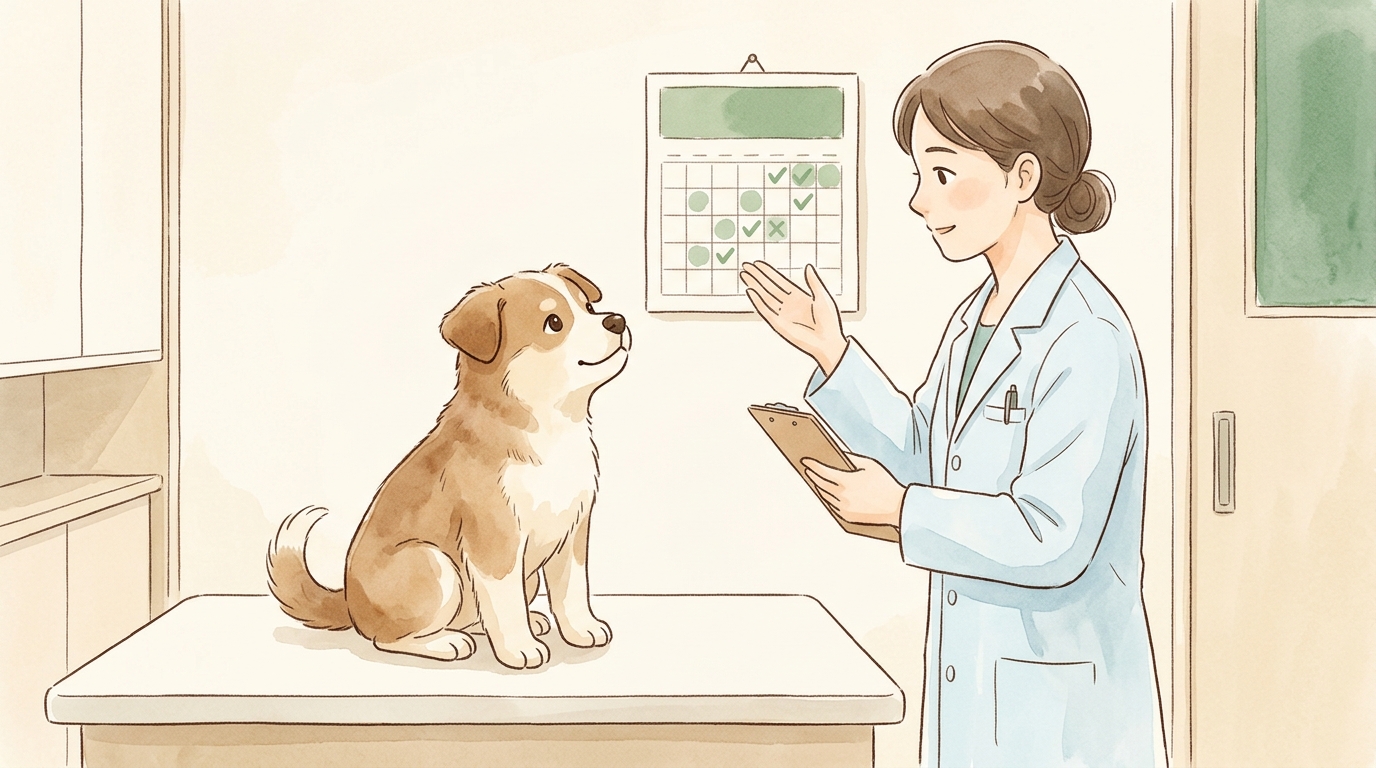 子犬のワクチン2回目はいつ?間隔・費用・散歩開始時期を解説【2026年】 - 狂犬病予防注射との関係|混同しやすい2つの違い