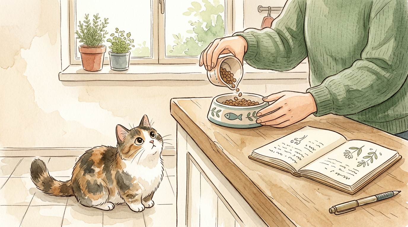 短足猫の種類と特徴2026年版|マンチカン以外の短足ネコ・飼い方と健康リスクまとめ - 短足猫の食事管理で意識する3つの視点